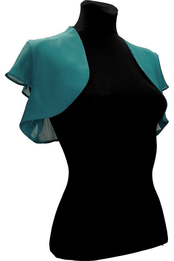 Bolerko FBL172 TURKUSOWY CIEMNY szyfon