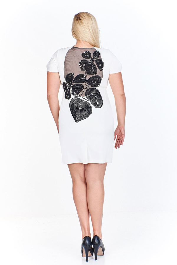 Sukienka FSU975 EKRI