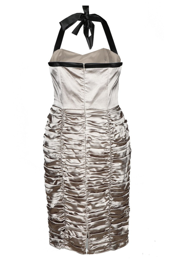 Sukienka FSU190 BEŻOWY