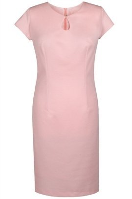 Sukienka FSU874 ŁOSOSIOWY JASNY