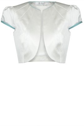 Bolerko FBL1114 EKRI+TURKUSOWY CIEMNY