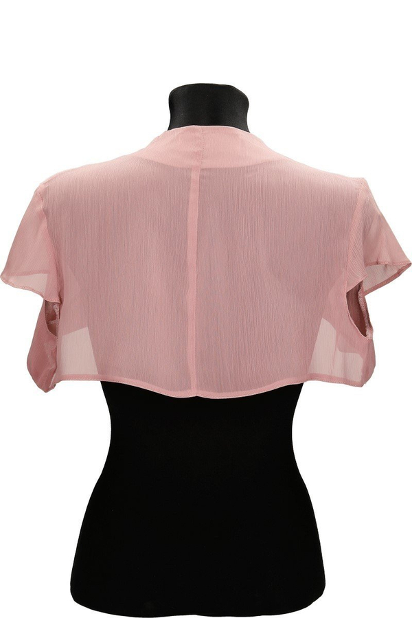 Bolerko FBL172 RÓŻOWY BRUDNY szyfon