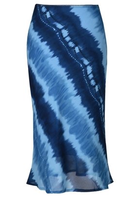 Spódnica FSP771  NIEBIESKI + GRANATOWY