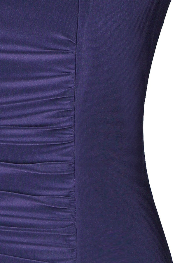 Sukienka FSU198 ŚLIWKOWY CIEMNY