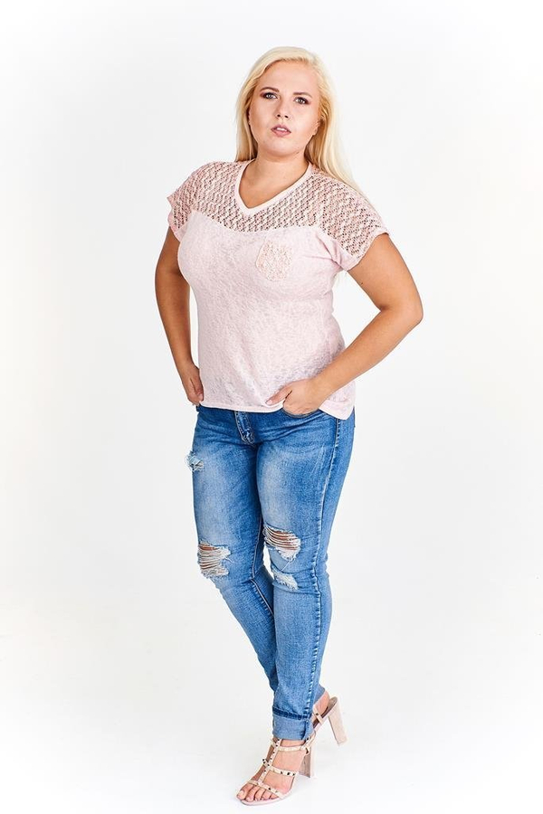 Bluzka FBZ941 RÓŻOWY JASNY