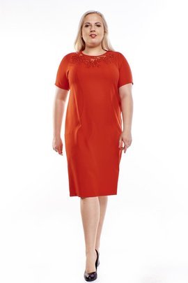 Sukienka FSU1014 CZERWONY