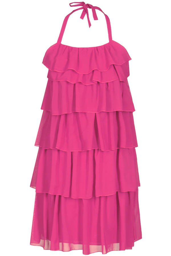 Sukienka FSU150 AMARANTOWY JASNY