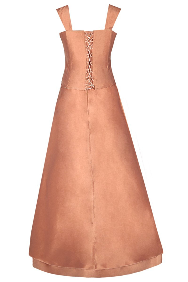 Sukienka FSU059 CEGLASTY