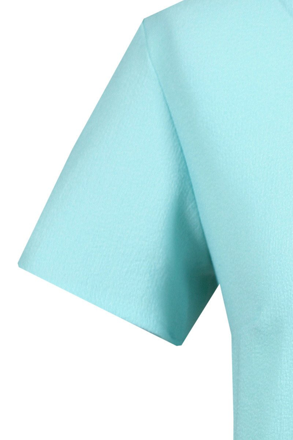 Sukienka FSU667 TURKUSOWY + LIMONKA