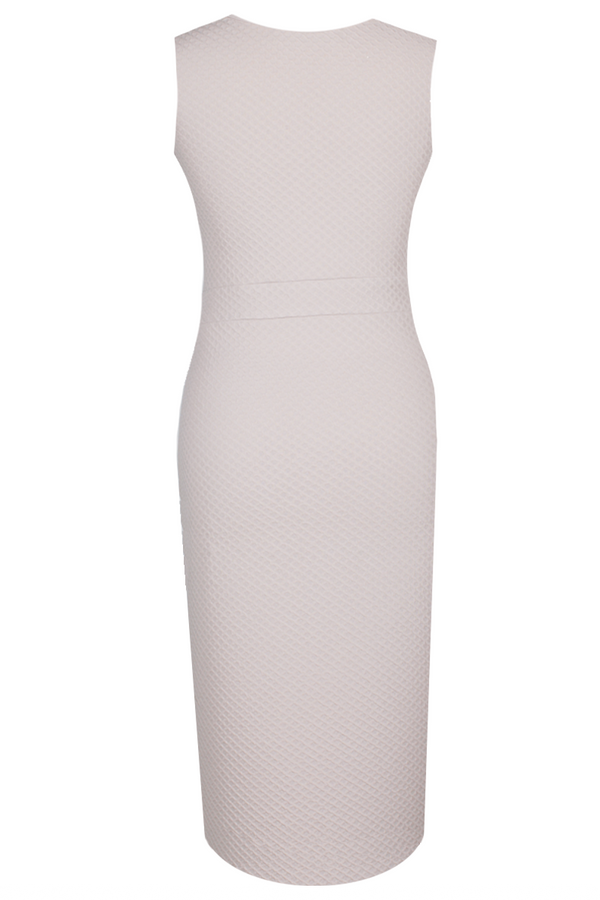 Sukienka FSU441 BEŻOWY