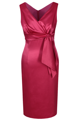 Sukienka FSU189 MALINOWY