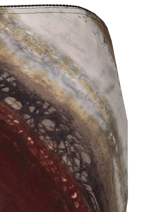 Spódnica FSP771  RUDY + BEŻOWY