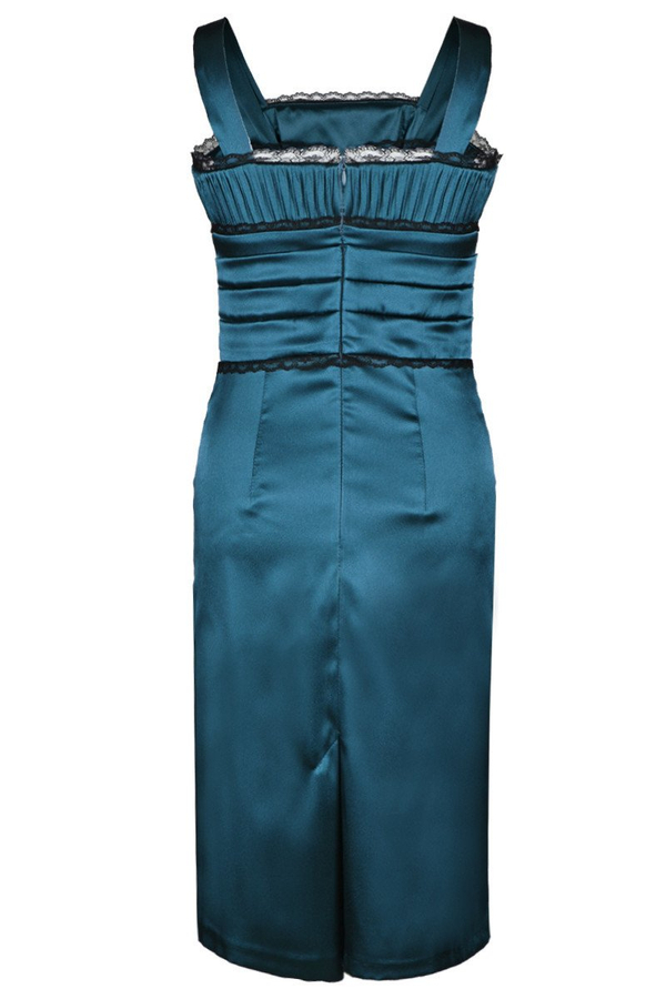 Sukienka FSU244 NIEBIESKI MORSKI