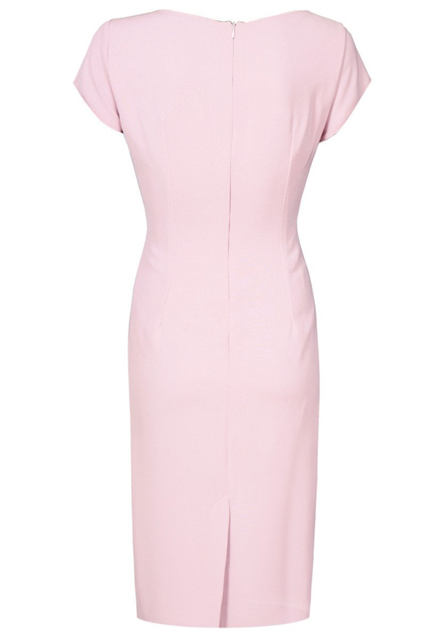 Sukienka FSU613 RÓŻOWY BRUDNY