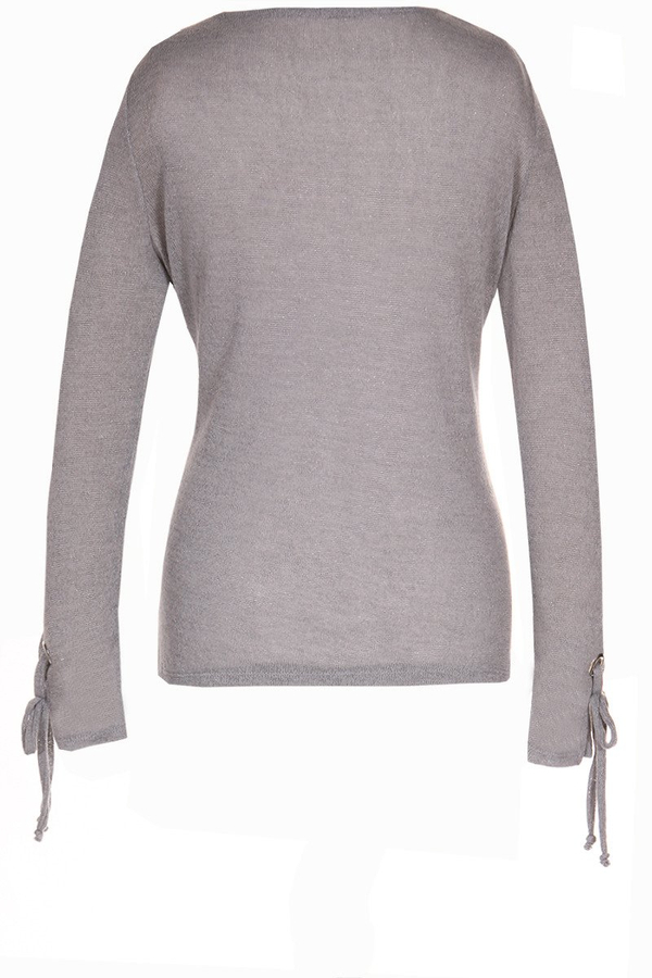 BEMAR Bluzka M9139 szary + srebrna nitka