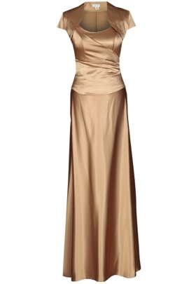 Sukienka FSU001 ZŁOTO STARE