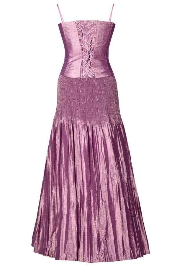 Sukienka FSU139 RÓŻOWY BRUDNY