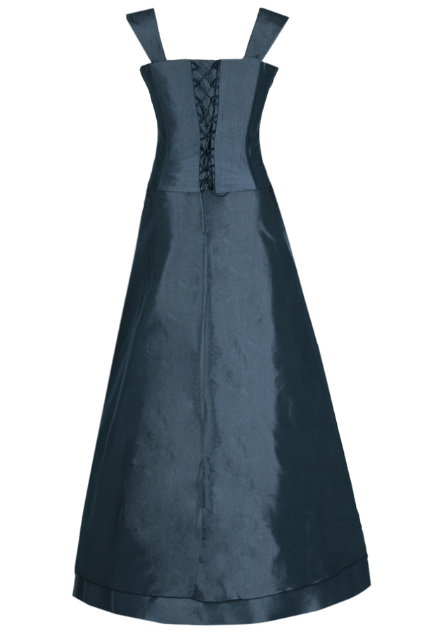 Sukienka FSU059 EKRI CIEMNY