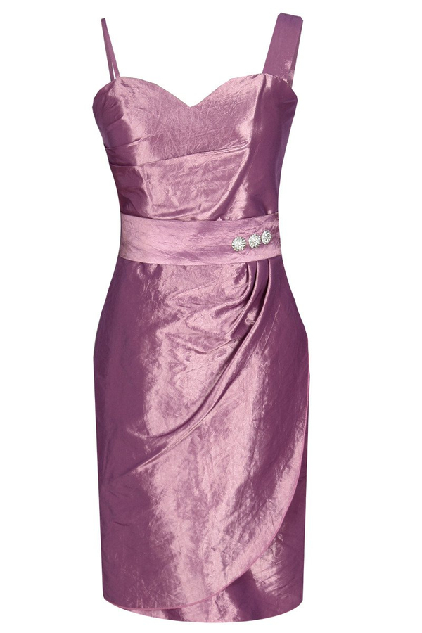 Sukienka FSU179 RÓŻOWY BRUDNY