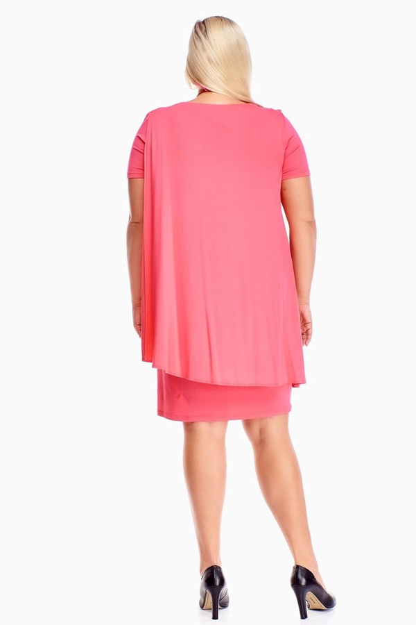 Sukienka FSU1001 MALINOWY