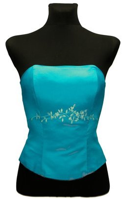 Gorset FGR042 TURKUSOWY CIEMNY