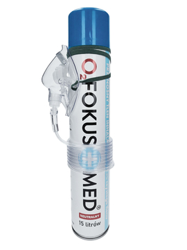 Tlen inhalacyjny FTL2 FokusMed NEUTRALNY 15L  - Zestaw 1 Sztuka