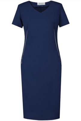 Sukienka FSU869  GRANATOWY JASNY