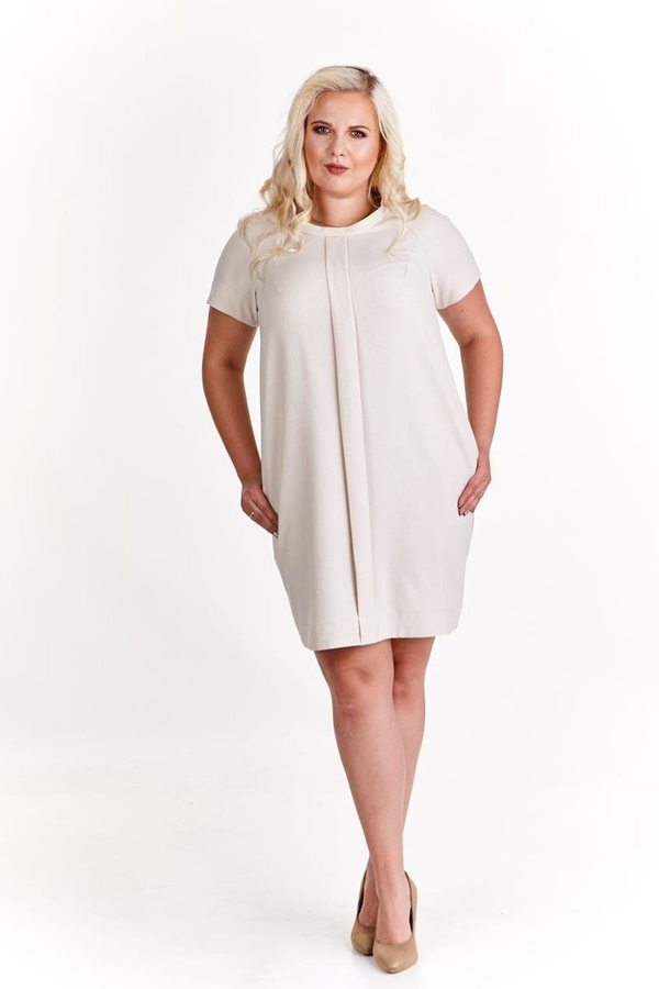 Sukienka FSU880 BEŻOWY