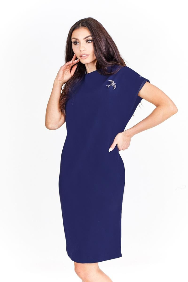 Sukienka FSU775 GRANATOWY