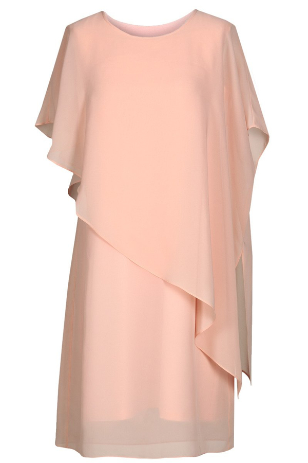 Sukienka FSU1121 ŁOSOSIOWY JASNY