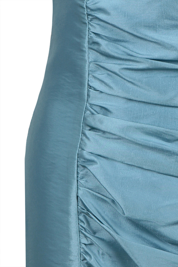 Sukienka FSU178 BŁEKITNY CIEMNY