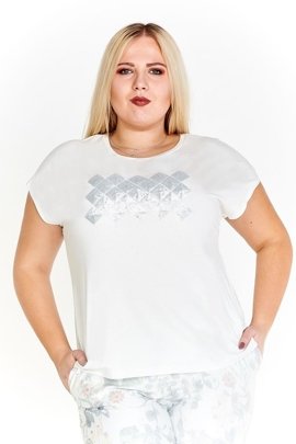 ALDONA Bluzka M4061 biały