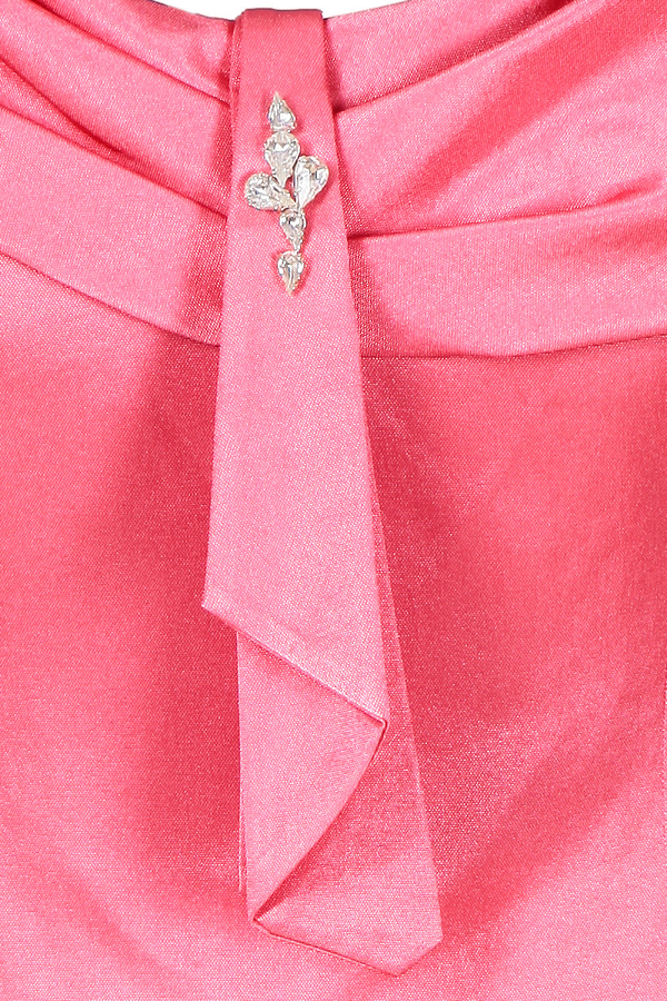 Sukienka FSU192 MALINOWY