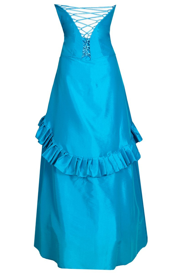 Sukienka FSU136 LAZUROWY