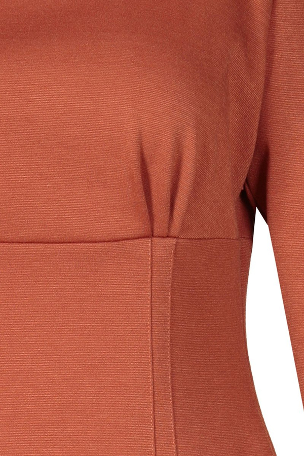 Sukienka FSU761 RUDY + CZARNY