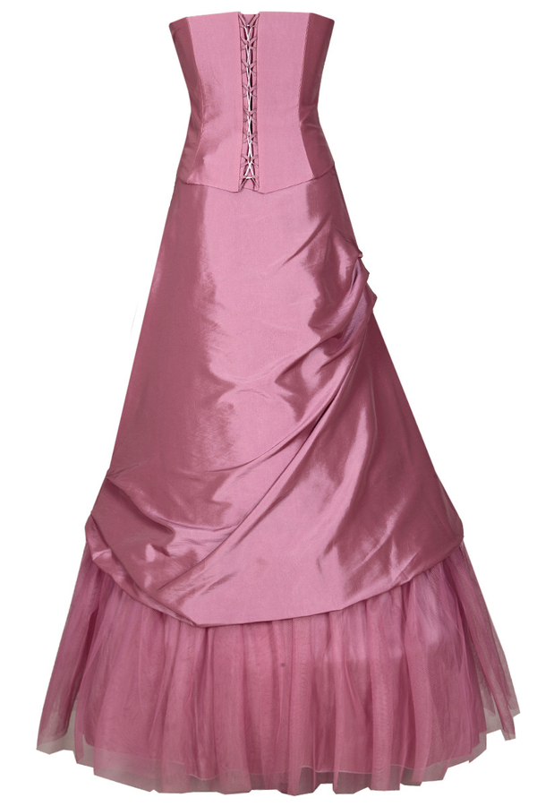 Sukienka FSU075 RÓŻOWY CIEMNY