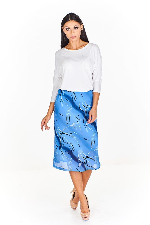 Spódnica FSP771 NIEBIESKI