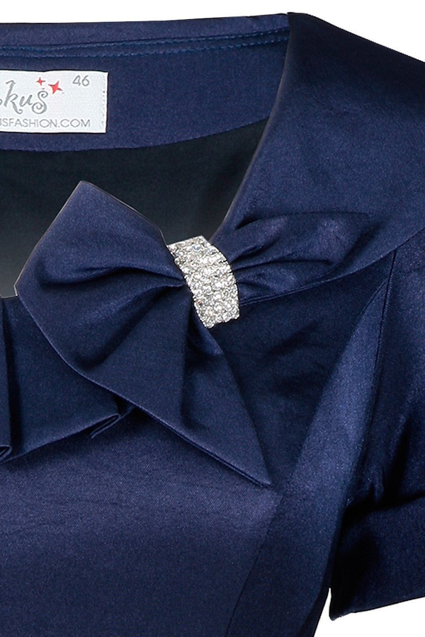 Sukienka FSU214 GRANATOWY