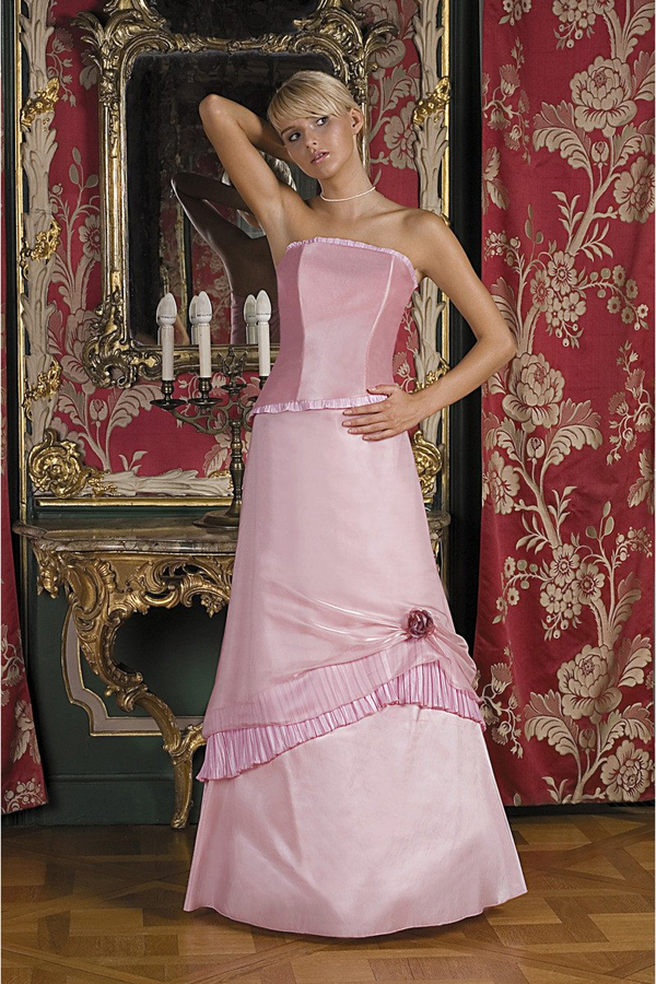 Sukienka FSU076 RÓŻ JASNY