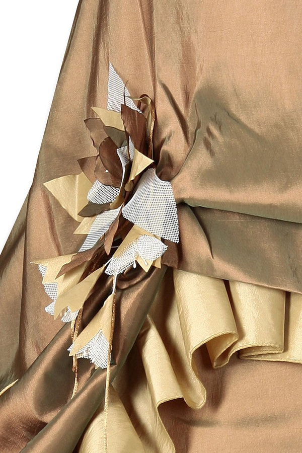 Sukienka FSU074 EKRI EKRI