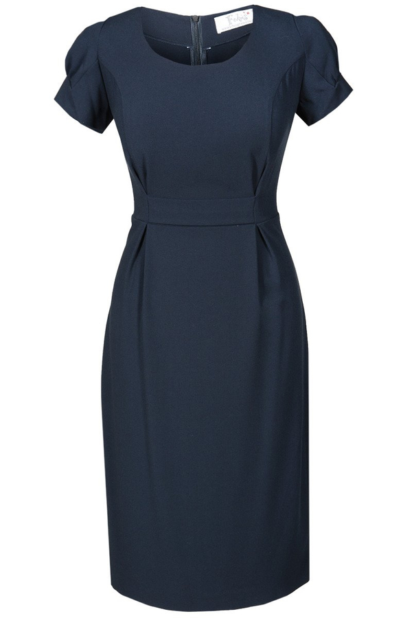 Sukienka FSU665 GRANATOWY