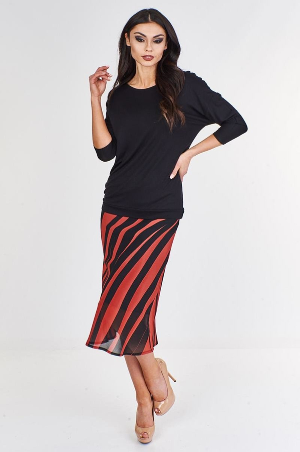 Spódnica FSP370 CZERWONY