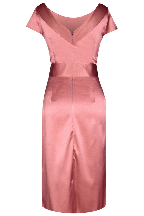 Sukienka FSU199 CEGLASTY