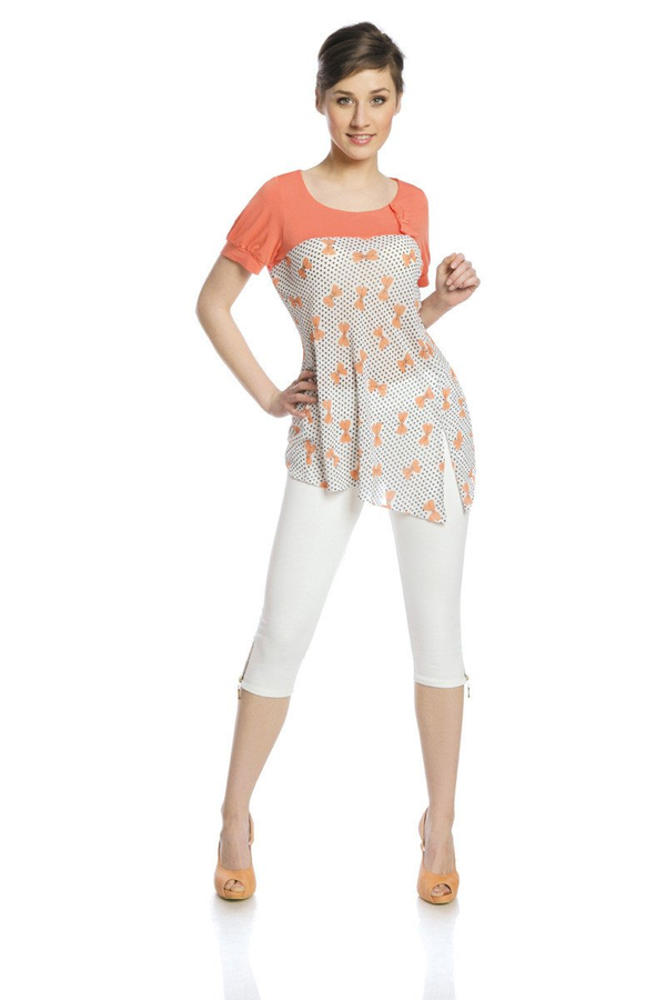 Tunic FTU380 WHITE ORANGE