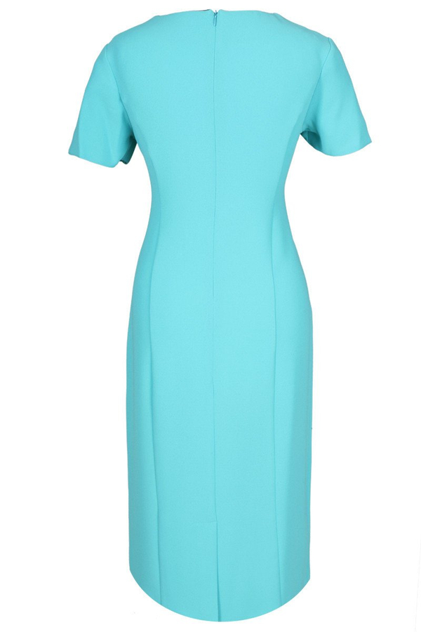 Sukienka FSU254 TURKUSOWY