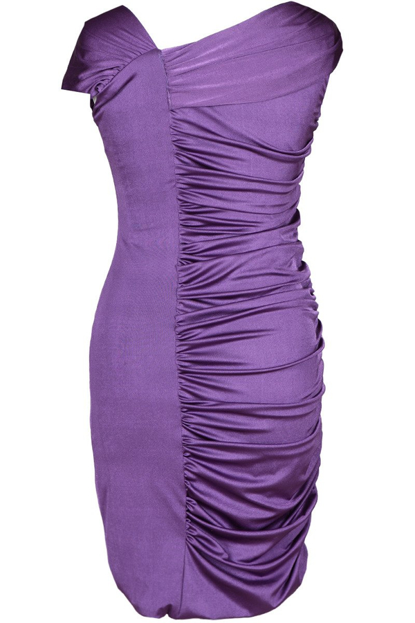 Sukienka FSU198 PURPUROWY