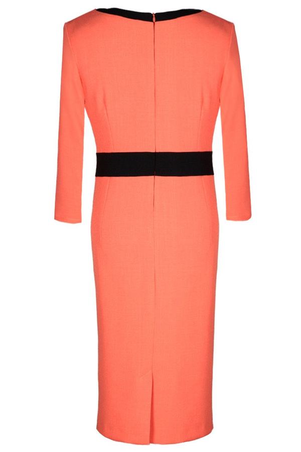 Dress FSU285 ORANGE BLACK