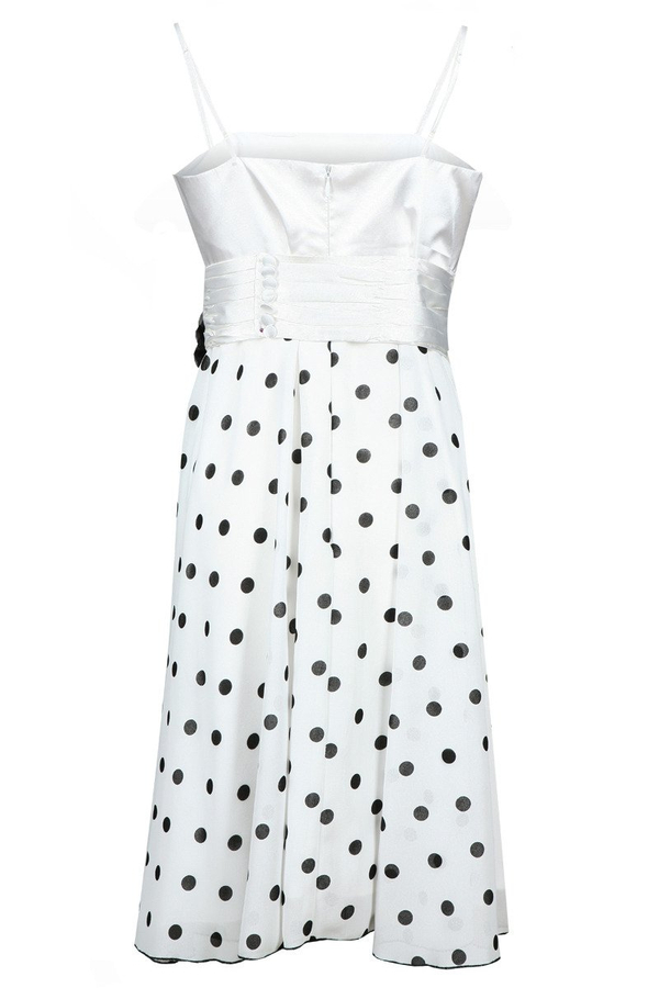 Sukienka FSU184 BIAŁY CZARNY