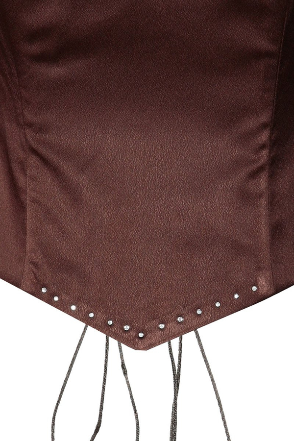 Gorset FGR047 CZEKOLADOWY