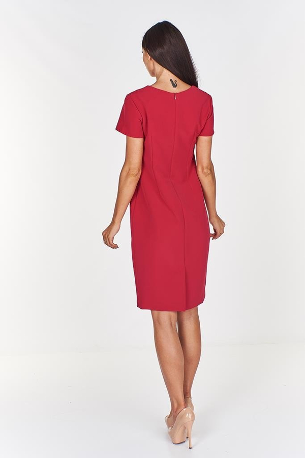 Sukienka FSU875 MALINOWY